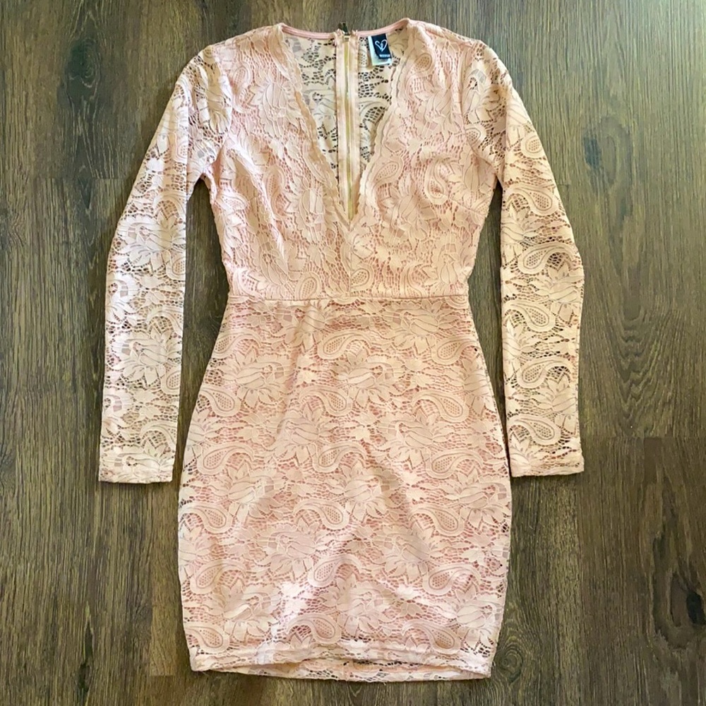 Pink/Nudish, Windsor, Mini Dress